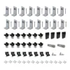 Black Tin Kit 30/35mm for 8 Solar Panels