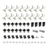 Black Tile Kit 30/35mm For 8 Solar Panels Black Tile Kit