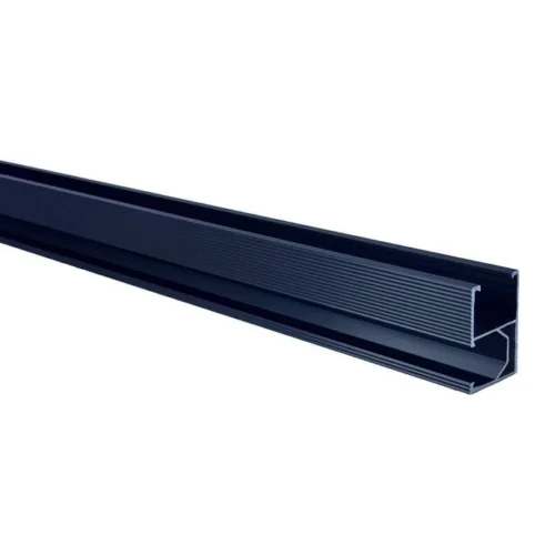 Black Anodized Aluminium Rail