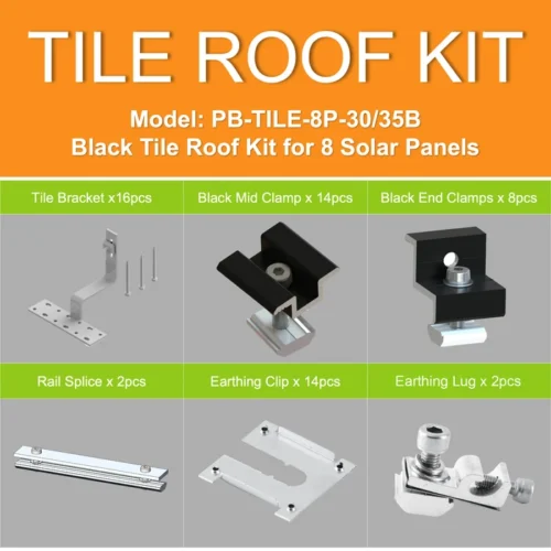 Black Tile Kit 30/35mm