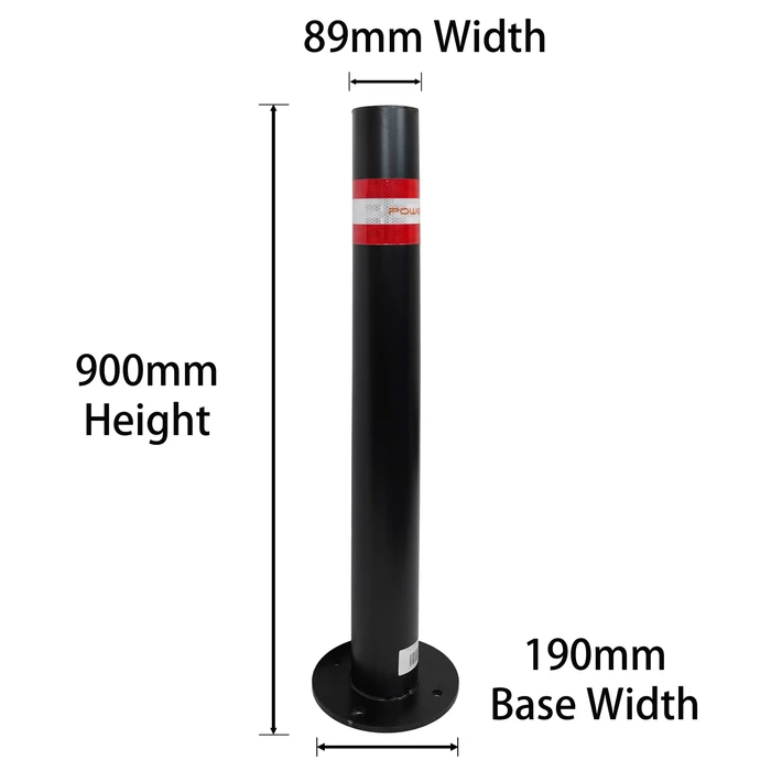 900mm x 89mm Battery Bollard