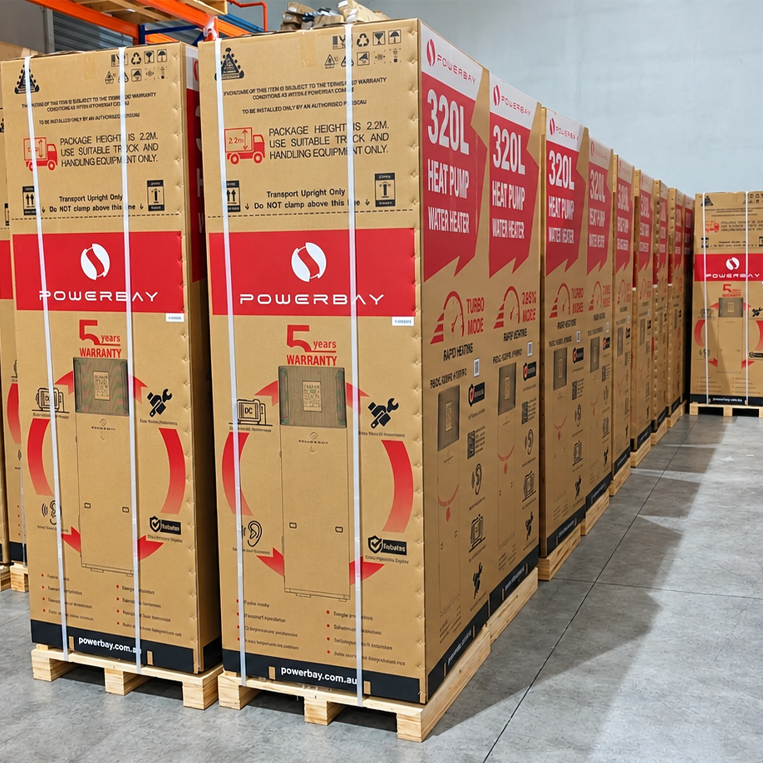 320L heat pump package